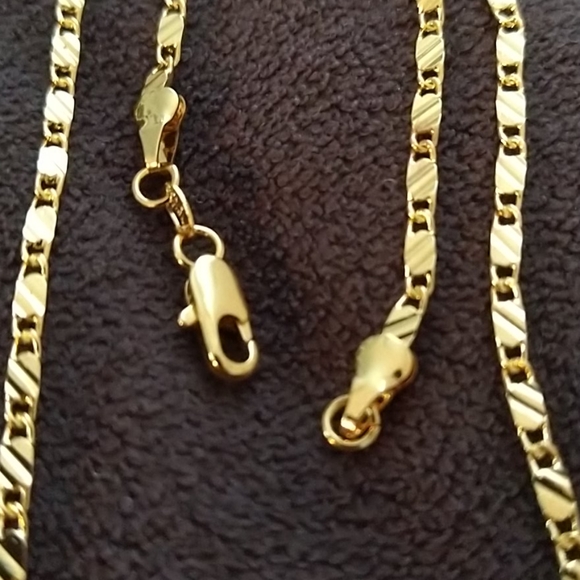 Unbranded Jewelry D3 18k Gold Necklace Stamped Poshmark